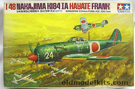 Tamiya 1/48 Nakajima Ki-84 IA Hayate 'Frank' - 502 Sq Staff Sgt Joten Naito / 1st Unit 104 Air Group Anshan South Manchuria / 58th Shimbu Special Attack Corps / 2nd Sq 11th Air Fleet 1944 Philippines, MA113-350 plastic model kit